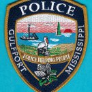 Gulfport Mississippi Police Patch
