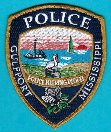 Gulfport Mississippi Police Patch