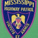 Mississippi Highway Patrol Police Patch Pink