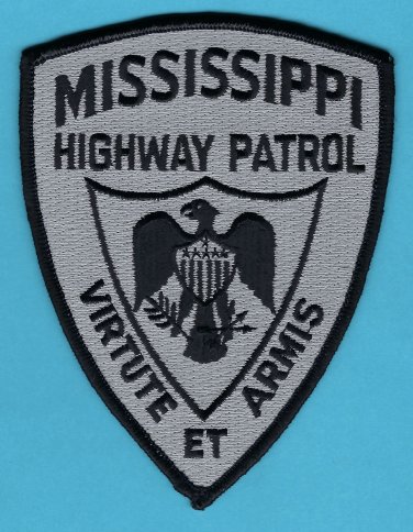 Mississippi Highway Patrol Tactical Patch Gray