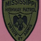 Mississippi Highway Patrol Tactical Patch Green