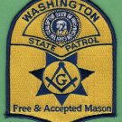 Washington State Patrol Masonic Lodge Patch