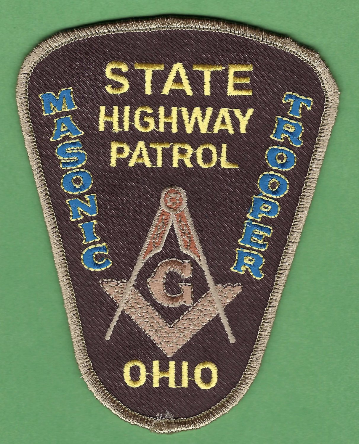 Ohio State Highway Patrol Masonic Lodge Patch