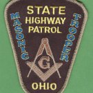 Ohio State Highway Patrol Masonic Lodge Patch