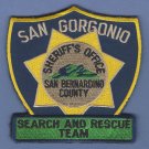 San Bernardino County Sheriff San Gorgonio Search & Rescue Team Patch
