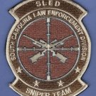 South Carolina Law Enforcement Division SWAT Team Patch Velcro