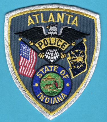 Atlanta Indiana Police Patch