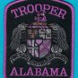Alabama State Trooper Police Patch Pink