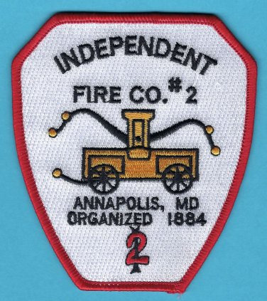 Annapolis Maryland Independent Fire Company 2 Patch