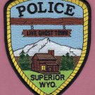 Superior Wyoming Police Patch