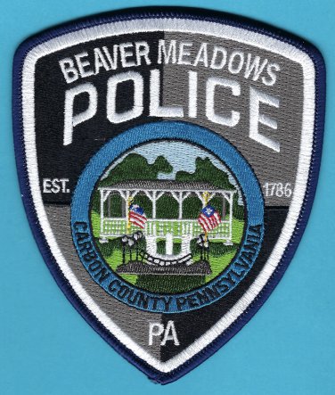 Beaver Meadows Pennsylvania Police Patch