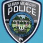 Beaver Meadows Pennsylvania Police Patch