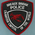 Breaux Bridge Louisiana Police Patch