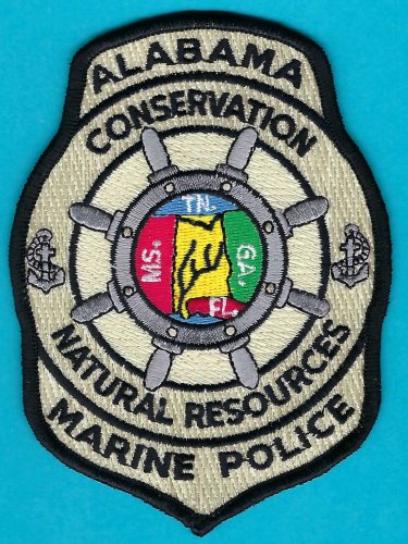 Alabama Conservation & Natural Resources Marine Police Patch