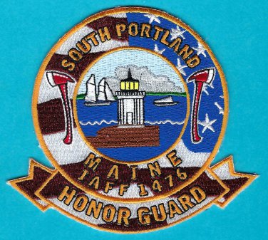 South Portland Maine Fire Honor Guard Patch