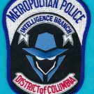 District of Columbia Metropolitan Police Intelligence Branch Patch