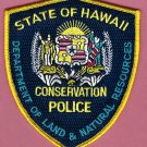 Hawaii State Land & Natural Resources Conservation Police Patch