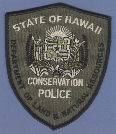 Hawaii State Land & Natural Resources Conservation Police Patch