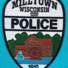 Milltown Wisconsin Police Patch