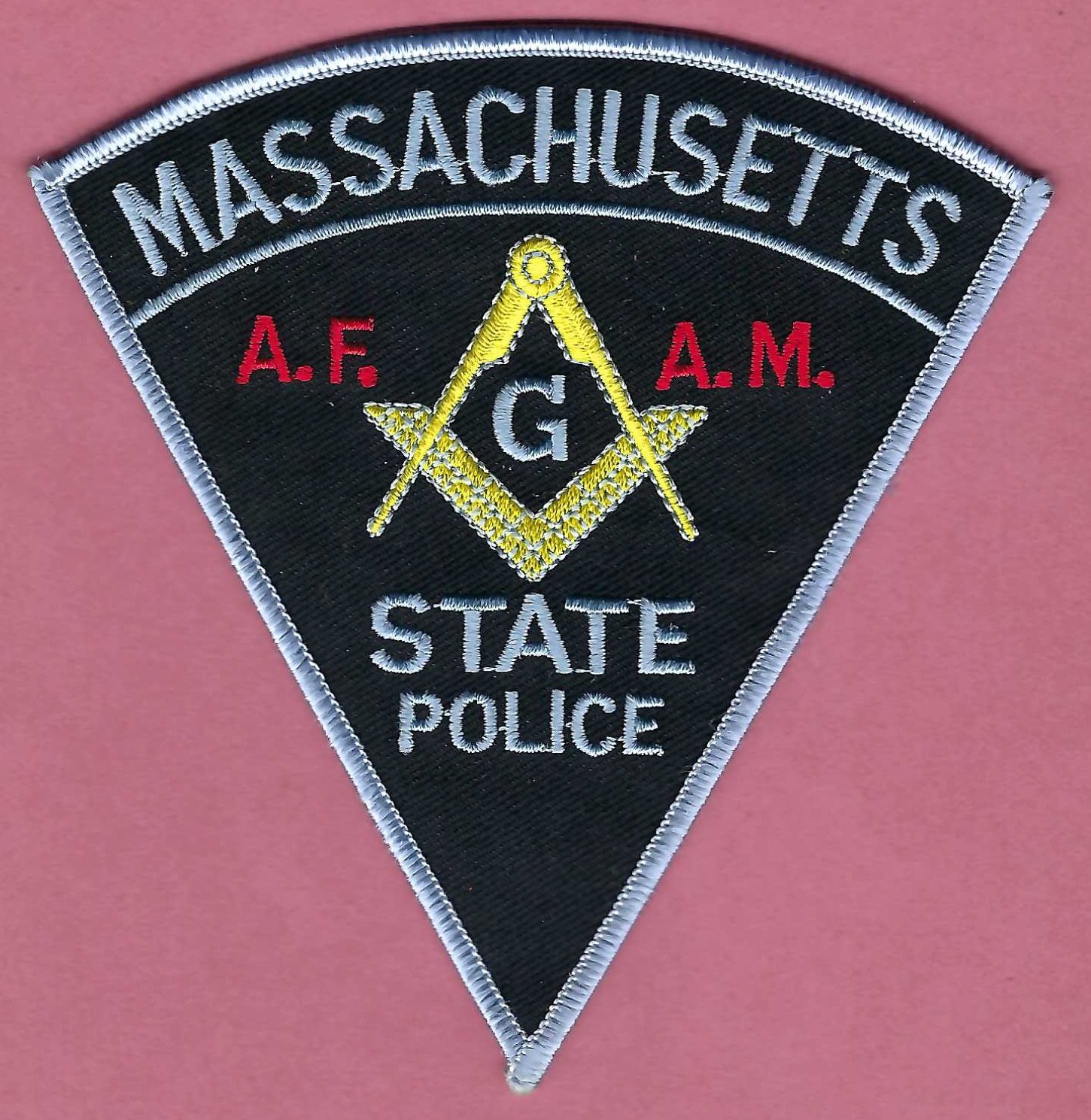 Massachusetts State Police Masonic Lodge Patch