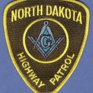 North Dakota Highway Patrol Masonic Lodge Patch