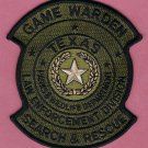 Texas Game Warden Search & Rescue Patch
