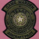 Texas Game Warden Aircraft Pilot Patch