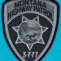 Montana Highway Patrol Tactical Patch Gray