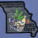 Jefferson County Sheriff Missouri DWI Unit Patch