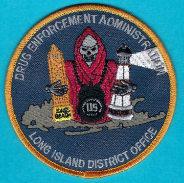 DEA Drug Enforcement Administration Long Island New York Police Patch