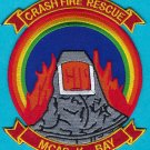 Kanohe Bay Hawaii Marine Corps Air Station Crash Fire Rescue Patch