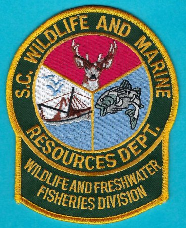 South Carolina Wildlife & Marine Resources Freshwater Fisheries Patch
