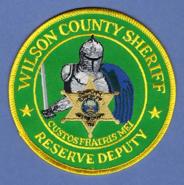 Williamson County Sheriff Tennessee Reserve Deputy Patch