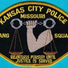 Kansas City Missouri Police Gang Squad Patch