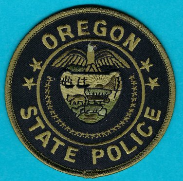 Oregon State Police Tactical Patch Green