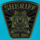 Summit County Colorado Sheriff Tactical Patch