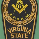 Virginia State Police Masonic Lodge Patch