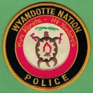 Wyandotte Oklahoma Tribal Police Patch