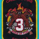 Chicago Fire Department Squad Company 3 Fire Patch NEW Chicago Fire Department Squad Company 3 Fire Patch NEW