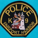 Fairport Harbor Ohio Police K-9 Unit Patch