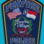 Foxfire North Carolina Police Patch