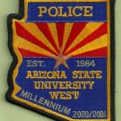 Arizona State University West Police Millennium Patch