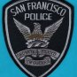 San Francisco California Police Tactical Patch Gray