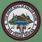 San Carlos Apache Arizona Tribal Seal Patch San Carlos Apache Arizona Tribal Seal Patch