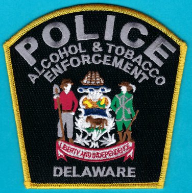 Delaware Alcohol & Tobacco Enforcement Police Patch