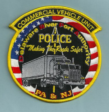 Delaware River Port Authority Police Commercial Vehicle Unit Patch