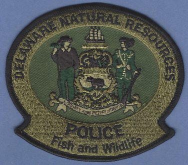 Delaware Natural Resources Fish & Wildlife Police Patch