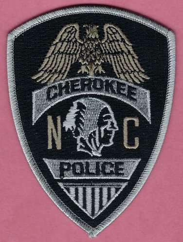 Cherokee Nation North Carolina Tribal Police Patch Subdued