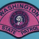 Washington State Patrol Patch Pink