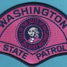 Washington State Patrol Patch Pink